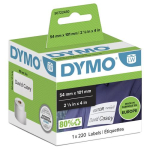 DYMO LW saatmis-/nimetahvlite kleebised 54x101mm 220 tk/rullis