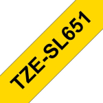 Kirjapael Brother 24mm yellow/black 8m TZe-SL651
