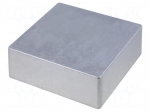 Enclosure: multipurpose | X: 188mm | Y: 188mm | Z: 67mm | 1590 | aluminium