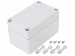Enclosure: multipurpose | X: 75mm | Y: 125mm | Z: 75mm | MPC | light grey