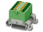 Splice terminal: rail | 32A | 800V | push-in | PA | 0.2&divide;6mm2 | W: 36.9mm