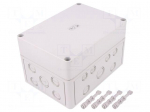 Enclosure: multipurpose | X: 130mm | Y: 180mm | Z: 111mm | TK PC | grey