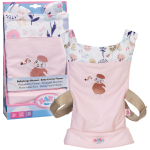 ZAPF Creation BABY born&reg; Baby Carrier Seat Flowers, Doll Accessory 43 cm, 36 cm