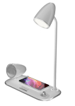 Desc lamp Tellur  Tellur Nostalgia Wireless Desk Charger  Bluetooth Speaker  Desk Lamp white 5949120004343