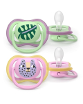 Accessories, strollers for children Philips  Philips Avent maneklitis Ultra Air  6-18M (2 gab)  meitenem