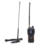 Portable CB radio station package PNI Escort HP 102 multi standard, 4W, 12V-24V, AM-FM with CB antenna PNI Extra 45 with magnet