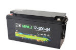 LiFePO4 liitium-raudfosfaataku | 12.8V | 200Ah | (483x170x240mm) Bluetooth Bluetooth | MW Power &reg;