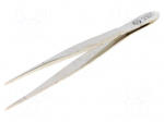 Tweezers | Tweezers len: 115mm | Blades: straight,narrow