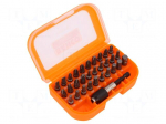 Kit: screwdriver bits | Pcs: 31 | 25mm | Mounting: 1/4" (E6,3mm)