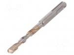 Drill bit | for concrete | &Oslash;: 8mm | L: 110mm | metal | Man.series: PRO 4