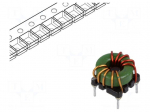 Inductor: wire | THT | 55uH | 8.5m&Omega; | -40&divide;105&deg;C | &plusmn;35% | 5.7A | 500VDC