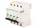 Circuit breaker | 400VAC | Inom: 10A | Poles: 4 | DIN | Charact: B | 6kA