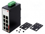 Industrial module: switch Ethernet | unmanaged | 12&divide;48VDC | RJ45