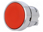Switch: push-button | Stabl.pos: 1 | 22mm | red | Illumin: none | IP66