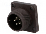 Connector: circular | socket | Series: CM | IP67 | PIN: 5 | male | 10A | 50V