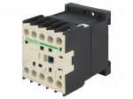 Contactor: 4-pole | NC x2 + NO x2 | 24VDC | 10A | DIN,on panel | W: 45mm