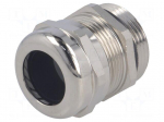 Cable gland | PG21 | IP68 | Mat: brass | Body plating: nickel