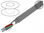 Wire | Alpha Essential C&C | 6x22AWG | PVC | dark grey | 300V | 30,5m