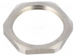 Nut | PG13,5 | stainless steel | 24mm | Thread: PG | Man.series: GM-INOX
