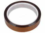 Tape: high temperature resistant | tape | max.230&deg;C | W: 19mm | L: 33m