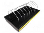 Bin | ESD | 395x250x110mm | Equipment: 10 metal dividers