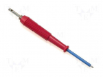 Test probe | red | Plating: nickel plated | Application: SMD