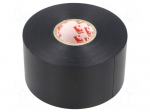 Tape: electrical insulating | W: 50mm | L: 33m | Thk: 0.18mm | black