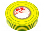 Tape: electrical insulating | W: 19mm | L: 25m | Thk: 0.13mm | rubber