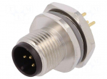 Socket | M12 | PIN: 5 | male | A code-DeviceNet / CANopen | THT | IP67