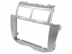 Radio mounting frame | Toyota | 2 DIN | silver