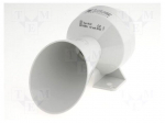 Signaller: sound | horn | 230VAC | 88dB | Series: KLH | IP43 | &Oslash;75x152mm