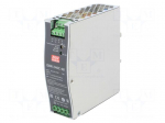 Power supply: DC/DC | 240W | 48VDC | 5A | 33.6&divide;67.2VDC | Mounting: DIN