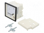 Amperometer | analogue | mounting | on panel | I AC: 0&divide;10A | True RMS