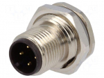 Socket | M12 | PIN: 4 | male | A code-DeviceNet / CANopen | soldering