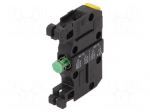 Contact block | 22mm | ST22 | front fixing | Leads: screw terminals
