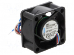 Fan: DC | axial | 5VDC | 40x40x10mm | 8m3/h | 22.1dBA | slide | 5400rpm