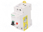 RCBO breaker | Inom: 20A | Ires: 30mA | Max surge current: 250A | IP20