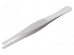 Tweezers | 120mm | for precision works | Blades: wide