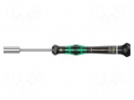 Screwdriver: precision | 6-angles socket | HEX 6mm