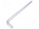 Wrench: hex key | spherical | HEX 10mm | L: 234mm | alloy steel | long