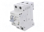 Circuit breaker | 230/400VAC | Inom: 25A | Poles: 1+N | Charact: C | 6kA