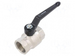 Ball valve | max.25bar | nickel plated brass | -15&divide;90&deg;C