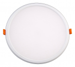 LED Valgusti s&uuml;vistatav. &Uuml;mara kujuga 15W 3000K 166x36mm sisseehitatud juhtseadmega