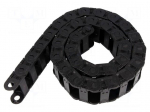 Cable chain | B15/B15i | Bend.rad: 48mm | L: 1006mm | Int.width: 38mm
