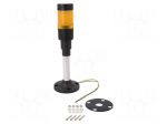 Signalling column | yellow | LED | 24VDC | 24VAC | HBJD-40 | 40mm