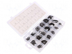 Circlip set | Ring: internal,external | 225pcs.