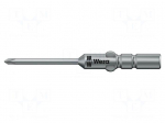 Screwdriver bit | Phillips | PH00 | Socket size: 4mm | &Oslash;: 1.8mm