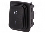 ROCKER | DPST | Pos: 2 | OFF-ON | 20A/250VAC | black | none | 1932 | 100m&Omega;