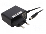 Power supply: switching | mains,plug-in | 12VDC | 1.25A | 15W | 84.13%