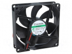 Fan: DC | axial | 24VDC | 92x92x25mm | 109.85m3/h | 41.6dBA | Vapo | 24AWG